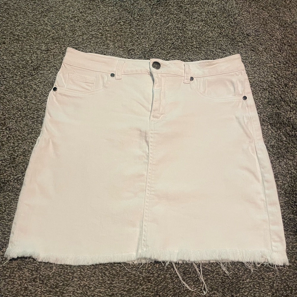 1822 Denim White Pencil Mini Skirt Resort